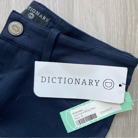 Dictionary blue skinny pant size 6 NWT - Picture 2 of 6